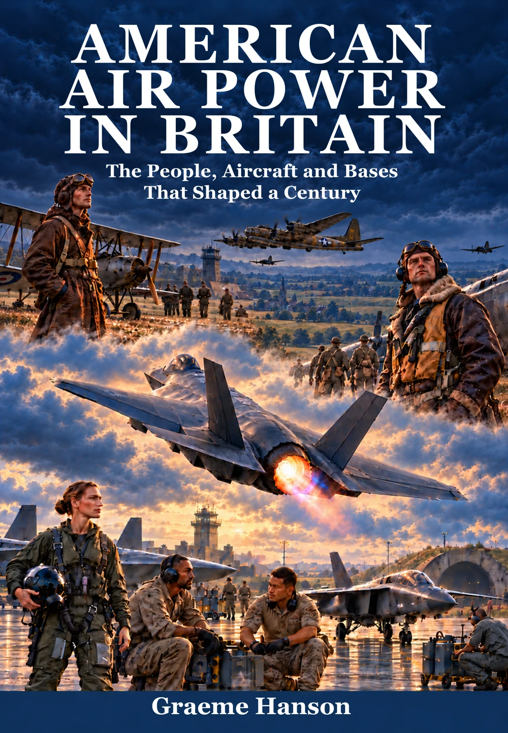American Air Power in Britain by Graeme Hanson book cover