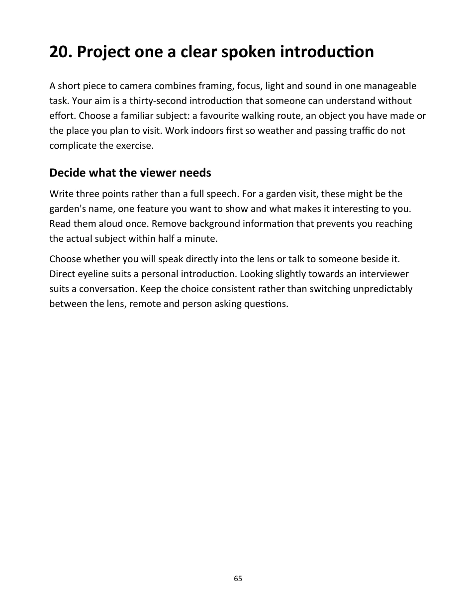 Sample reading page from Insta360 Luna Pro Beginner's Guide