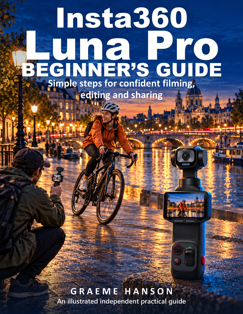 Insta360 Luna Pro Beginner's Guide book cover