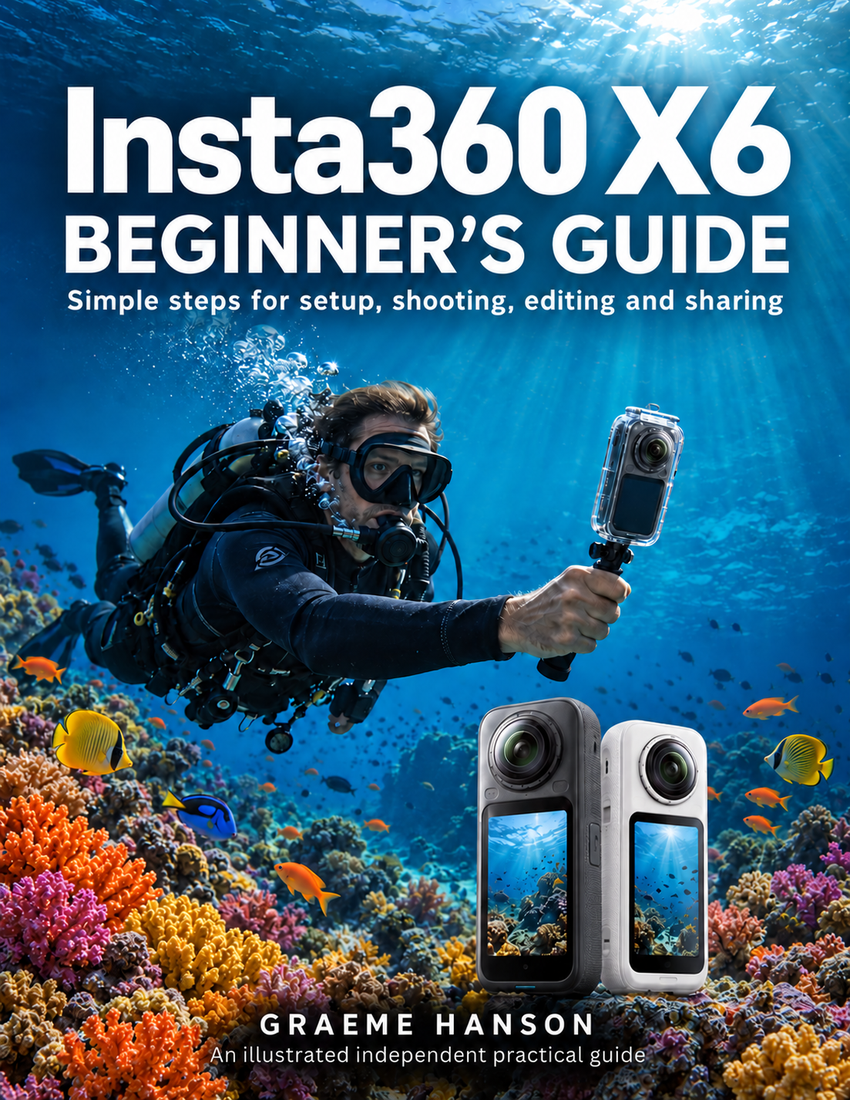 Insta360 X6 Beginner's Guide book cover