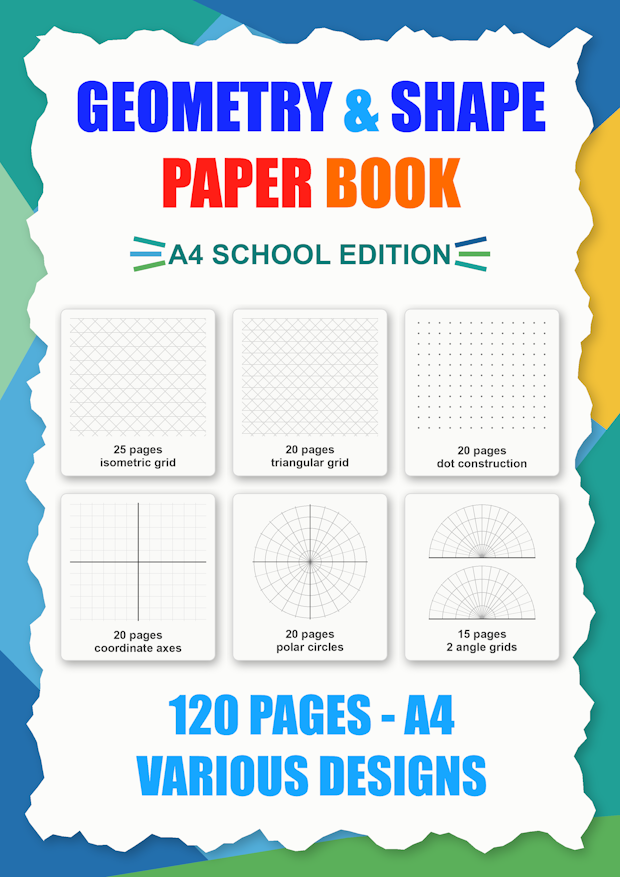 Geometry & Shape Paper Book cover