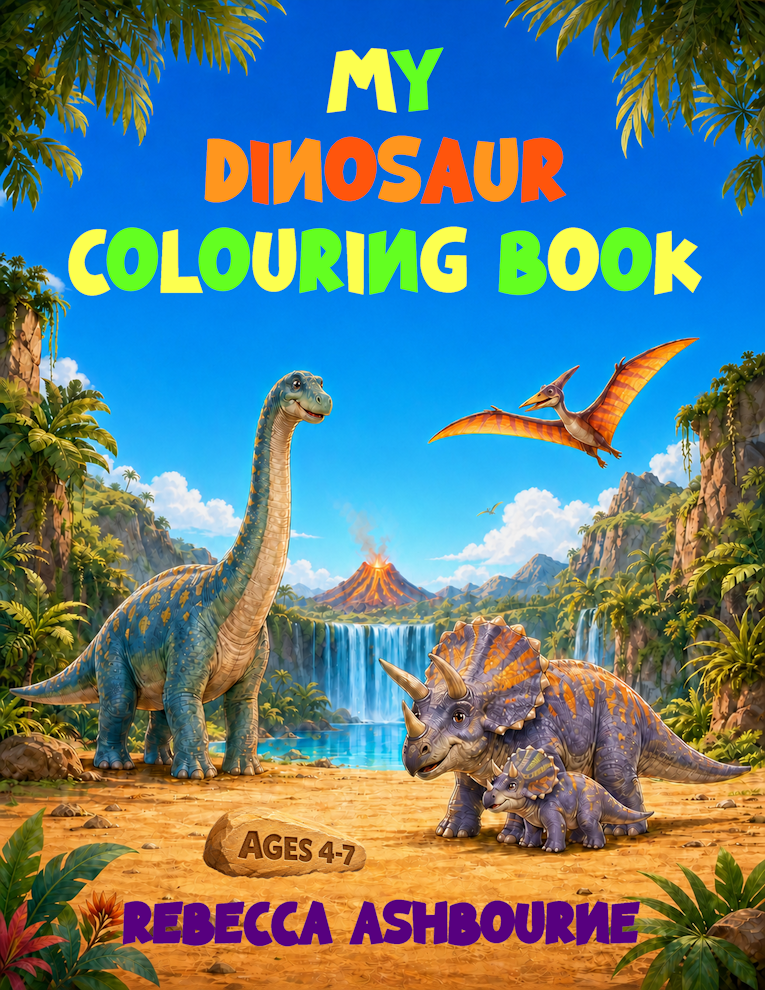 My Dinosaur Colouring Book cover
